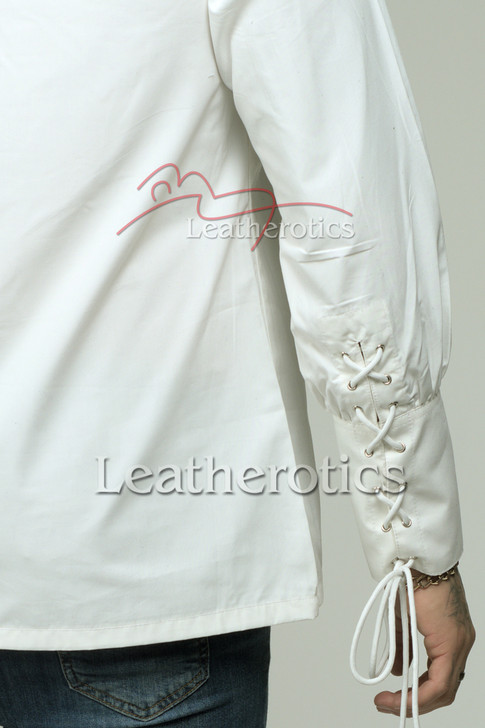 Jacobite French Ghillie Cream Shirt