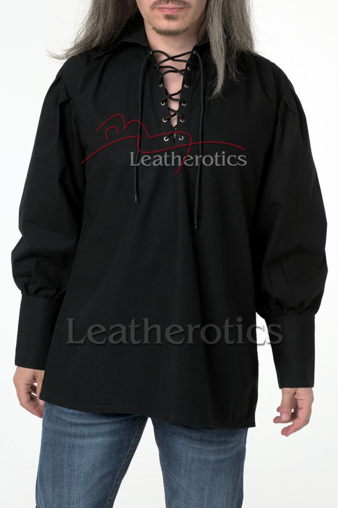 Gothic cotton kilt shirt 3