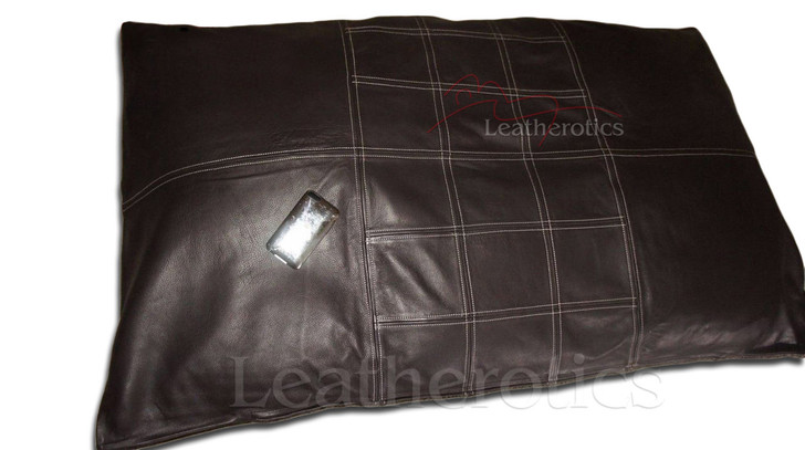 Top Grain Soft Supple Leather Cushion Cover Dog Bed