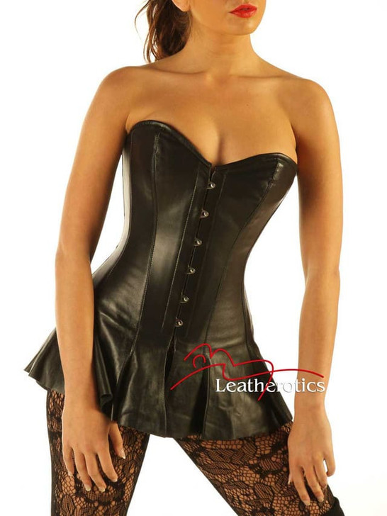 Corset Leather skirt - front
