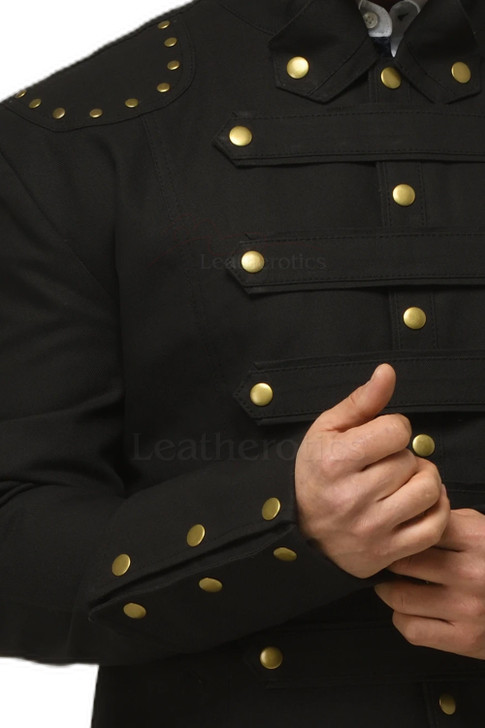 Punk Military jacket - details
