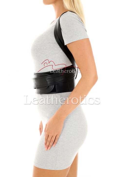Women's Adjustable Leather Posture Support 4