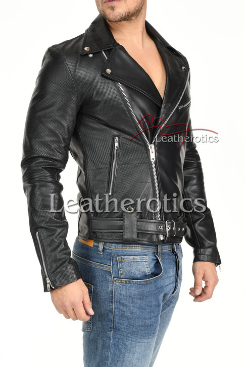 Designer Leather Jacket - 4