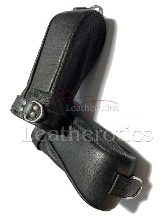 Leather Bondage s&m Mitts 3