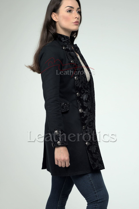 Women's Military Style Jacket Top