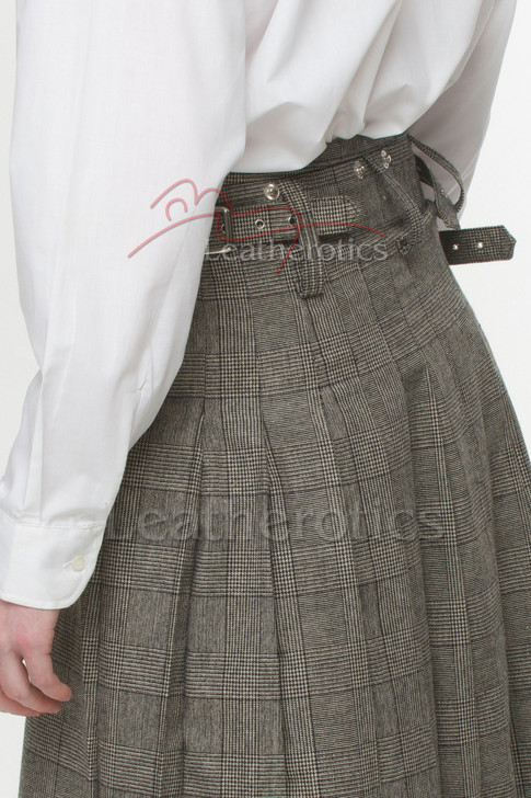 Tweed Wool Kilt Set Traditional Prince Charlie Jacket