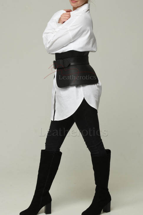 Black Obi Belt Leatheroitcs