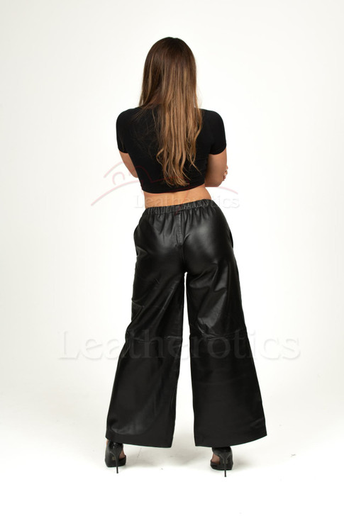 Designer Leather trousers for women