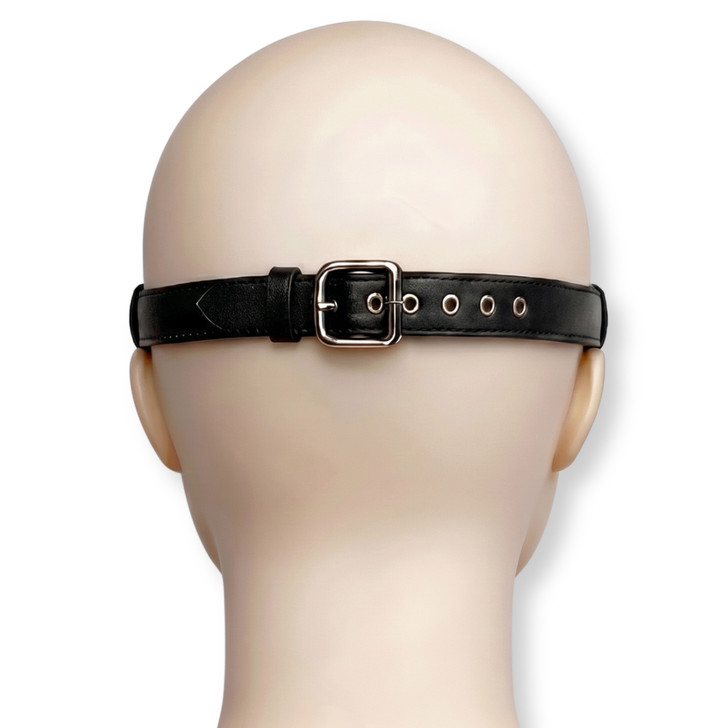 Adjustable real leather blindfold from leatherotics with lifetime warranty