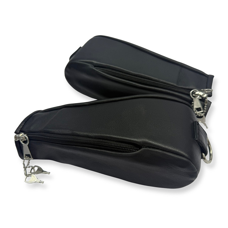 LockZip Genuine Leather Locking Mittens