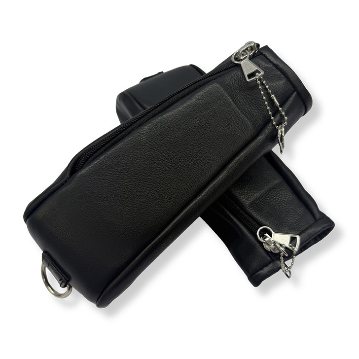 LockZip Genuine Leather Locking Mittens