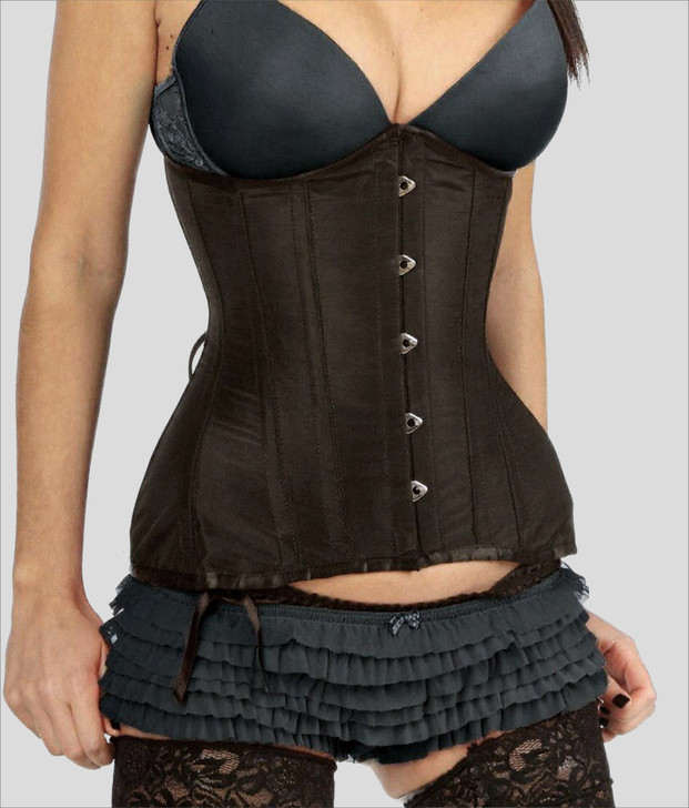 Satin waist shaper corset