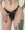 Open Crotch Leather Underwear Pants - front
