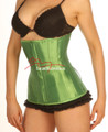 Underbust Satin Green Corset