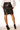Office Style Leather Skirt  - Back View Showing Full Legs