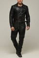 One Piece Leather Suit For Men - front