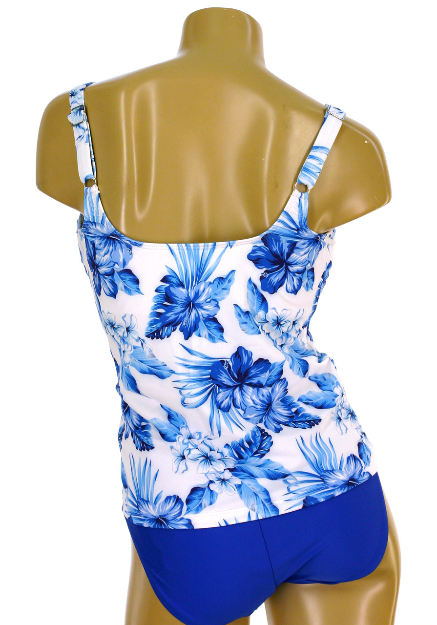 TKR10D & DD Under wire Tankini Built in Bra Tropical Dreams