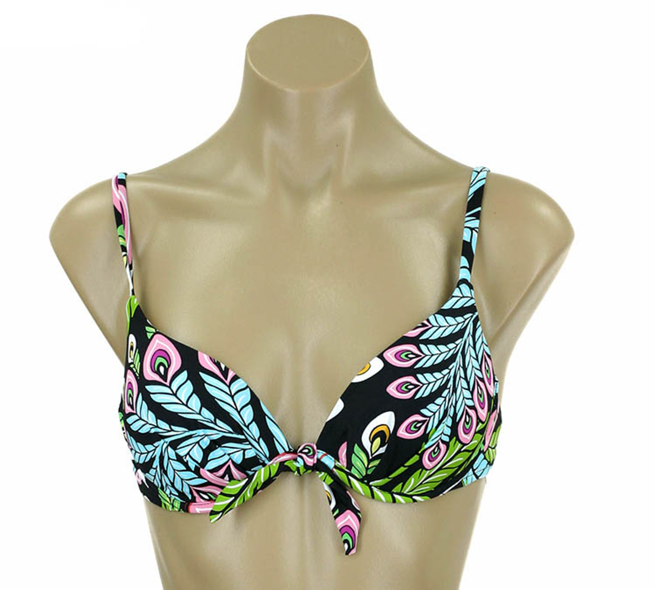 Peacock Feathers Under Wire Bra - Kechika Store