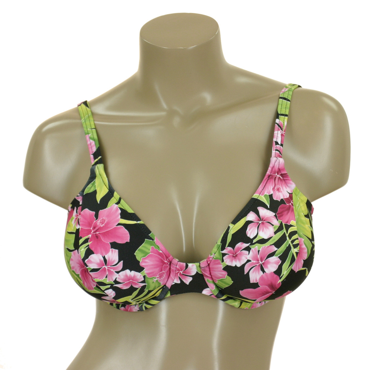 Underwire bra (D cup) Woman, Patterned