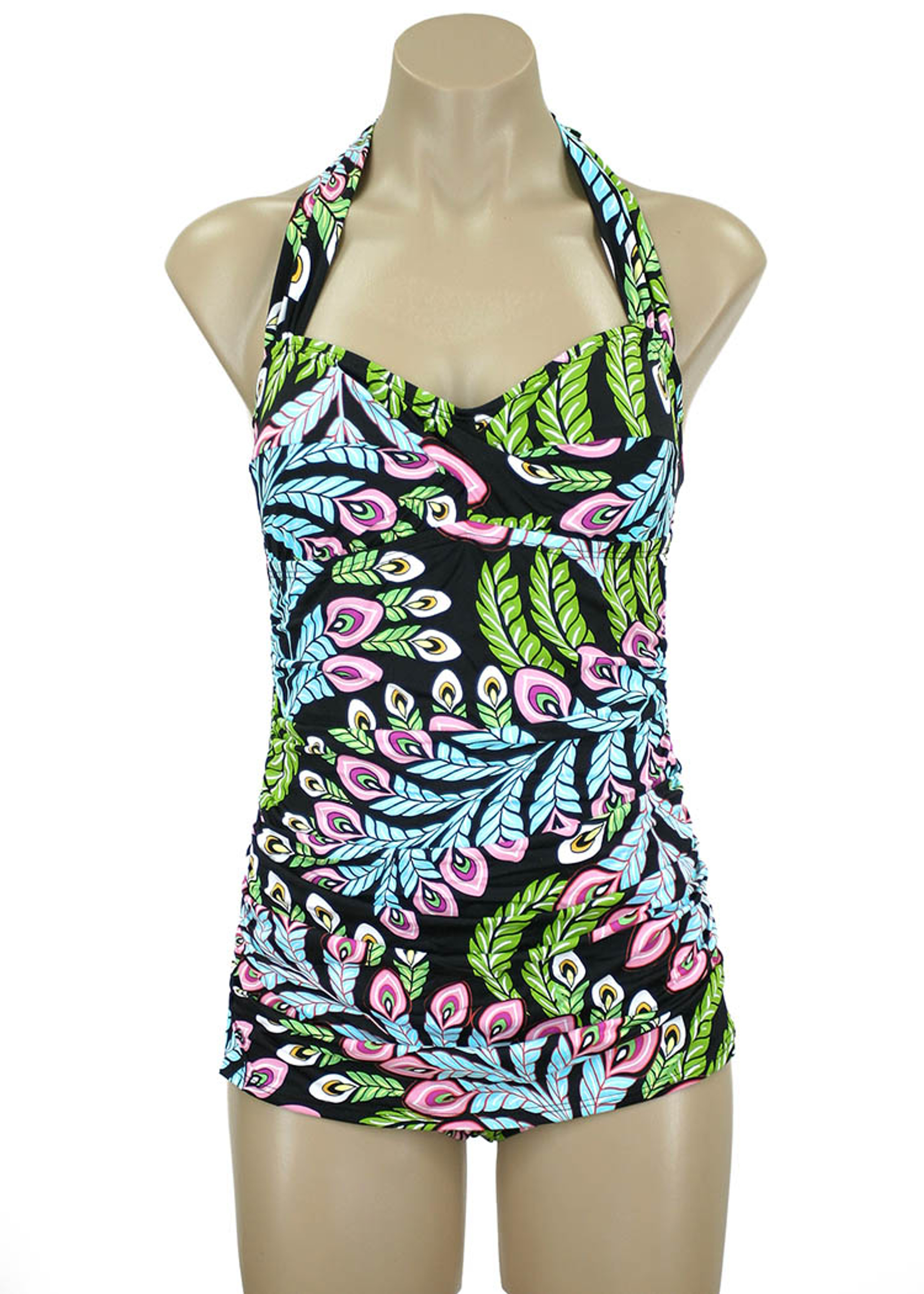 Swimwear - Kechika - Shop By Group - FLORAL PRINTS - Peacock Feathers ...
