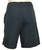 BD68  Stretch Poly Board Short KBB BLACK BACK VIEW