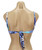TT98 Sporty Triangle with Soft Cups Ties at Back "PASSION FLOWER" UBM UNP