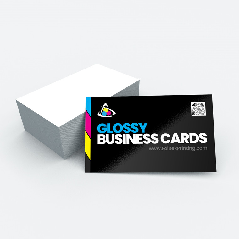 Glossy Business Cards | Premium 16pt  Card-Stock Paper
