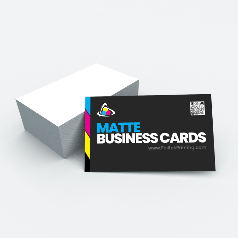 Matte / Dull Business Cards | Premium 16pt  Card-Stock Paper