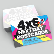 Next Day Postcards • 4x6 • UV Glossy • Full Color Front/Back