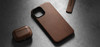 Modern Leather Case for iPhone 13 mini - Rustic Brown