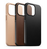 Modern Leather Case for iPhone 13 - Black