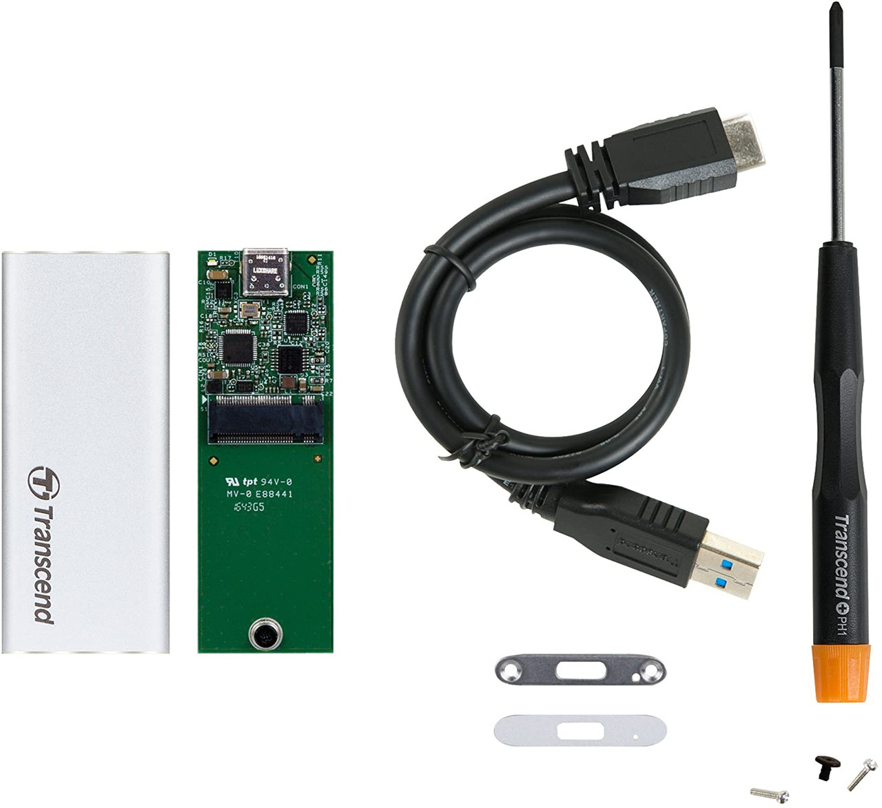 Transcend M.2 SATA (2242/2260/2280 ) SSD USB 3.1 Enclosure Kit