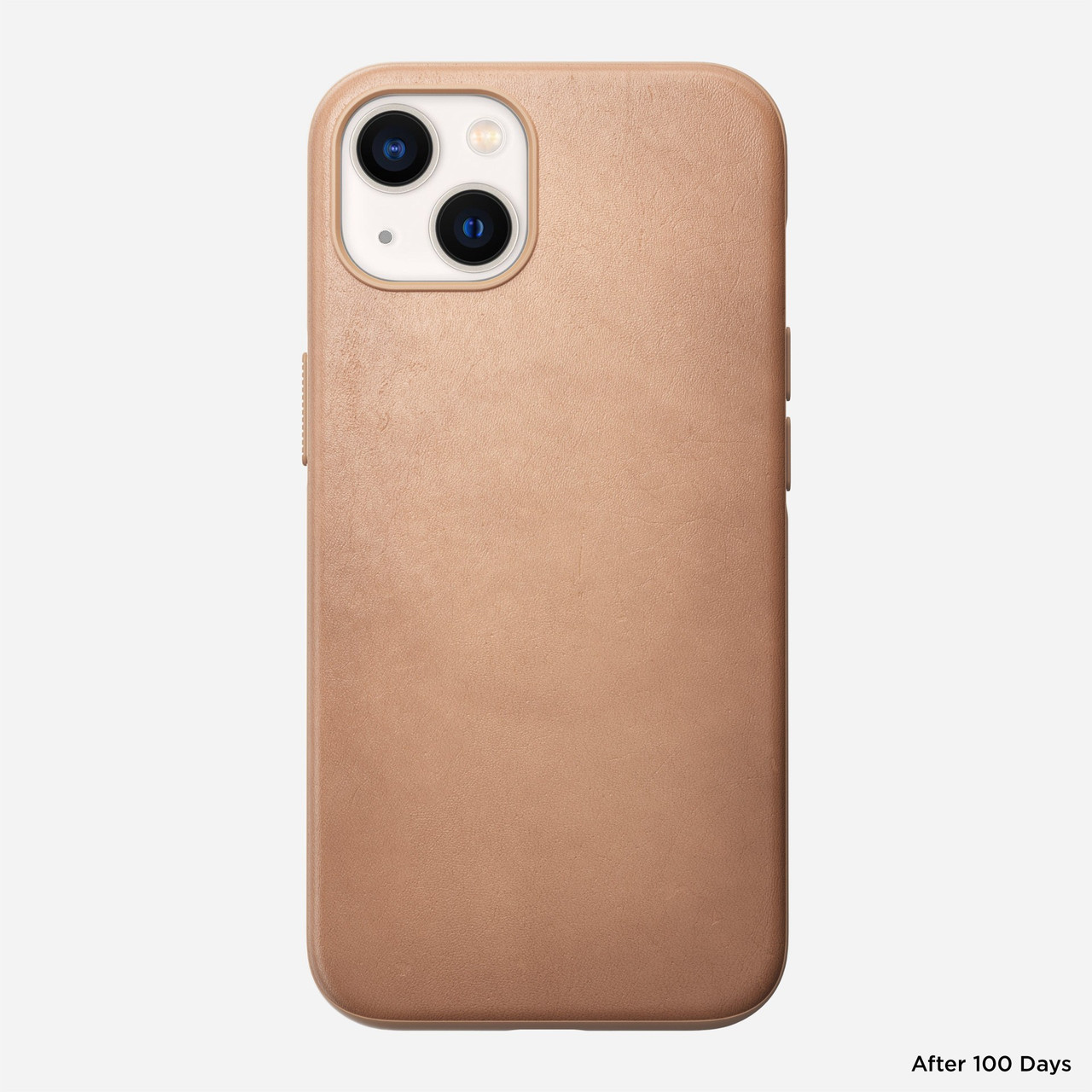 Modern Leather Case for iPhone 13 - Natural