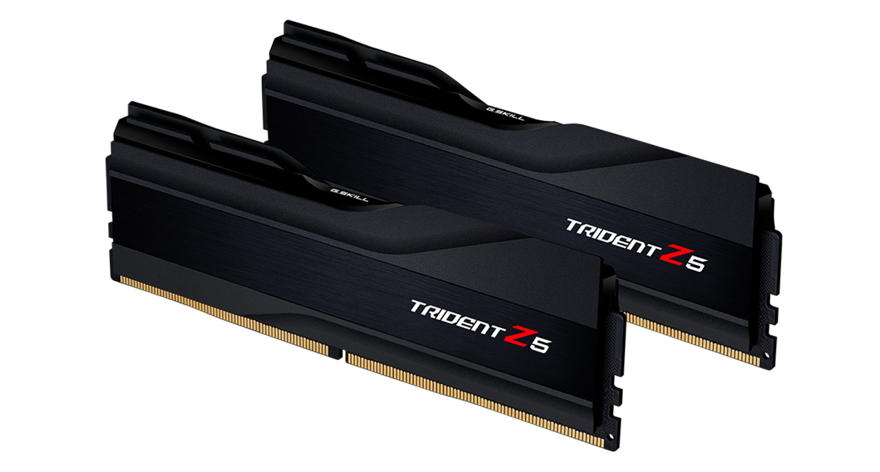 G.Skills Trident Z5 32GB (2x16GB) DDR5 PC5-48000 6000MHz CL36-36-36-76 1.20V Intel XMP 3.0 gaming ram memory - black (F5-6000U3636E16GX2-TZ5K)
