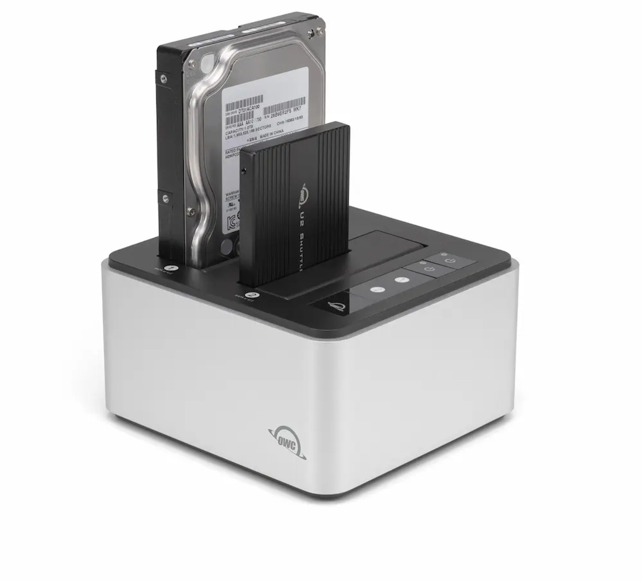 OWC Drive Dock U2 USB 3.2 (10Gb/s) Dual Drive Bay Solution for 2.5-inch and  3.5-inch NVMe U.2 and SATA Drives