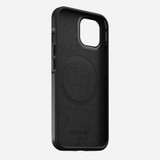 Modern Leather Case for iPhone 13 Pro Max - Black