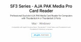 Sonnet SF3 Series - AJA PAK Media Pro Card Reader