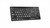 Logickeyboards LargePrint White on Black Bluetooth Mini Keyboard for PC - UK English