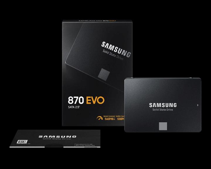 Samsung 870 Evo 2.5-inch solid state drive, SATA III 6G