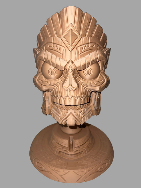 Talking Skel-Tiki Novelty Ventriloquist Figure
