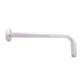 Dyconn Faucet WSA0412-BN Right Angled Shower Arm with Flange, 12", Brushed Nickel
