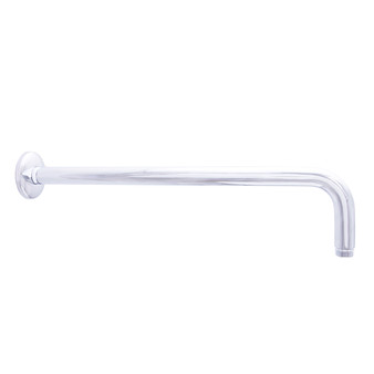 Dyconn Faucet WSA0416-CHR Right Angled Shower Arm with Flange, 16", Polished Chrome