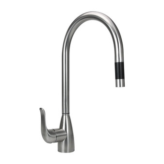 BOANN Chloe (BNYKF-C25S) 16.7 Inch 304 Stainless Steel Pull-Out Kitchen Faucet