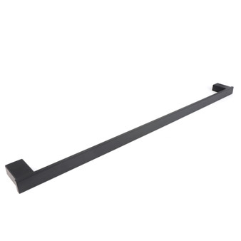 Florence Series Black Bathroom 34in Towel Bar