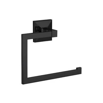 Moreno Series BMTR-BLK Bathroom Towel Hook in Black