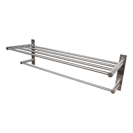 BOANN Solid T304 Stainless Steel 22" Towel Rack with Towel Bar