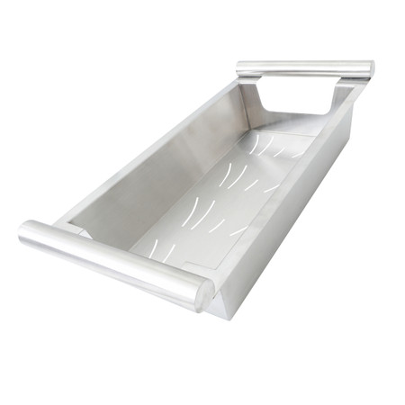 BOANN BNKCH17 Modern Kitchen Sink Colander Fits 14" Opening, Satin Stainless, Small