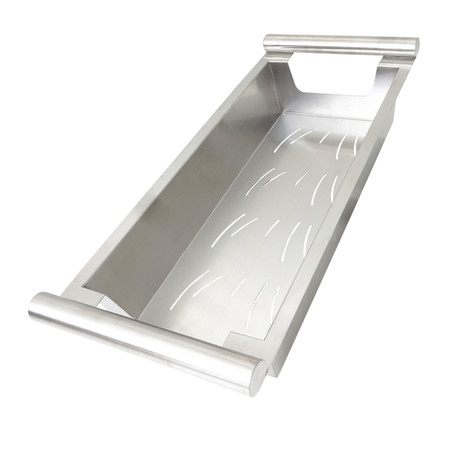 BOANN BNKCH20 Modern Kitchen Sink Colander Fits 17" Opening, Satin Stainless, Large