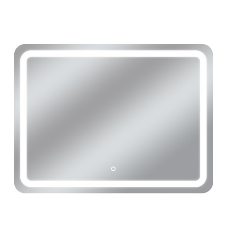 Dyconn Faucet Egret Tri-Color Horizontal/Vertical Wall Mounted Backlit LED Bathroom Vanity Mirror with Touch ON/OFF Dimmer & Anti-Fog Function (48" W X 36" H)