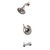 Dyconn Faucet SS311-BN Meadow Brushed Nickel Single Handle Tub and Shower Faucet System